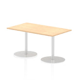 Dynamic Italia 1400 x 800mm Poseur Rectangular Table Maple Top 725mm High Leg ITL0271 DD